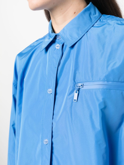 Shop Stine Goya Natalie Long-sleeve Shirt In Blau