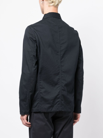 Universal Works Long-sleeve Cotton Shirt In Blau