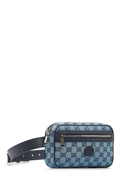 Pre-owned Gucci Gg Multicolor Belt Bag In Blue