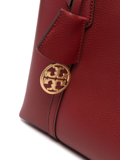Shop Tory Burch Perry Small Triple Compartment Tote In Bricklane