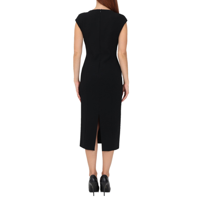 Shop Max Mara Studio Ulla Slim Dress In Black