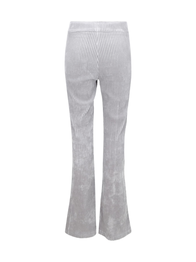 Shop Avenue Montaigne Pants In Silver