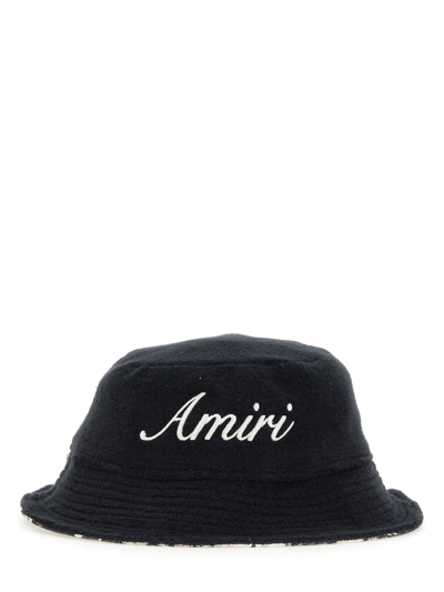 Shop Amiri Bucket Hat In Nero