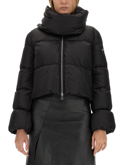Add Funnel-neck Puffer Jacket In Nero