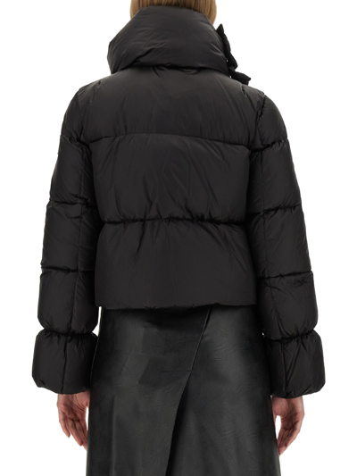Add Funnel-neck Puffer Jacket In Nero