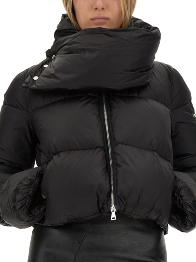 Add Funnel-neck Puffer Jacket In Nero