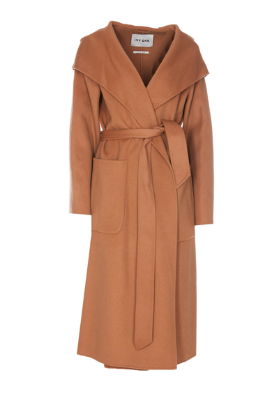 Shop Ivy & Oak Celie Edie Coat In Brown