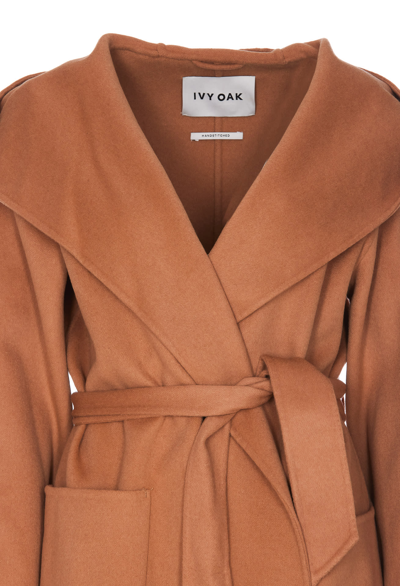 Shop Ivy & Oak Celie Edie Coat In Brown