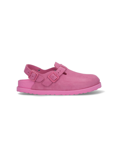 Shop Birkenstock Flat Shoes In Pink