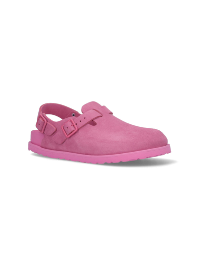 Shop Birkenstock Flat Shoes In Pink
