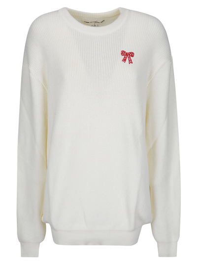 Shop Comme Des Garcons Girl Ladies Sweater In Off White