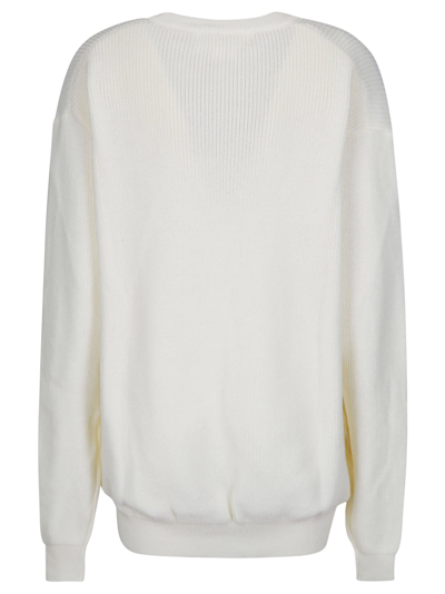 Shop Comme Des Garcons Girl Ladies Sweater In Off White