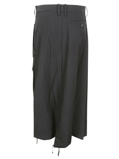 Shop Yohji Yamamoto R-string Hem Skirt In 1