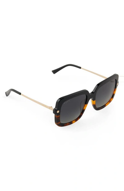 Shop Diff Sandra 54mm Gradient Square Sunglasses In Grey/ Brown