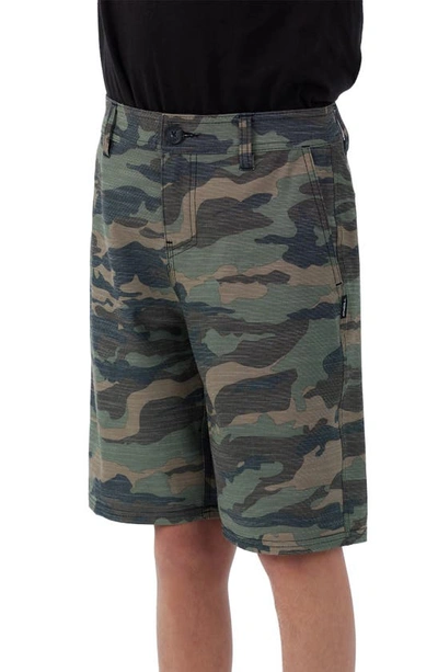 Shop O'neill Kids' Reserve Hyperfreak Hybrid Shorts In Camo