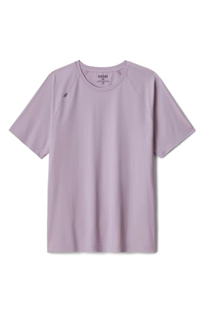 Shop Rhone Reign Athletic Short Sleeve T-shirt In Lavender Aura