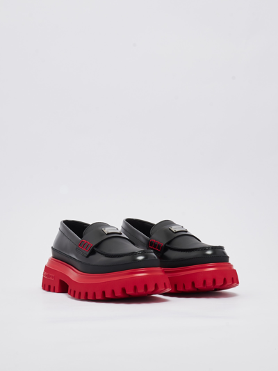 Shop Dolce & Gabbana Shoes Loafers In Nero