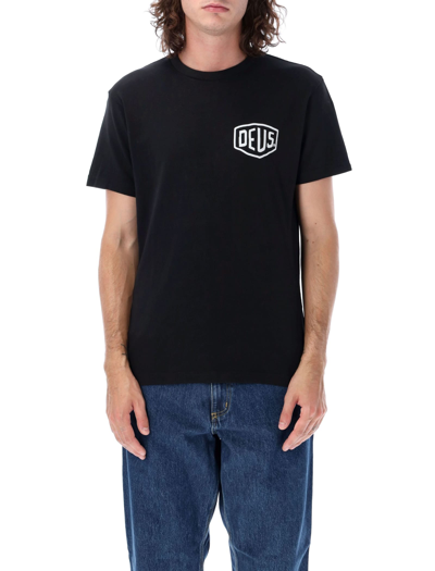 Shop Deus Ex Machina Venice Address T-shirt In Black