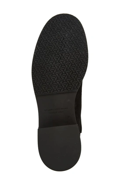 Stuart Weitzman Reddy 5050 Suede Over-the-knee Boot In Black Sport Suede
