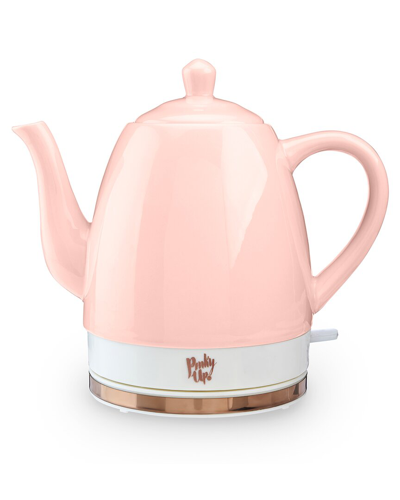 Shop Pinky Up (accessories) Noelle Pink Ceramic Electric Tea Kettle