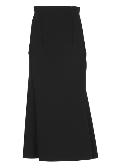 Shop Philosophy Di Lorenzo Serafini High Waist Midi Skirt In Black