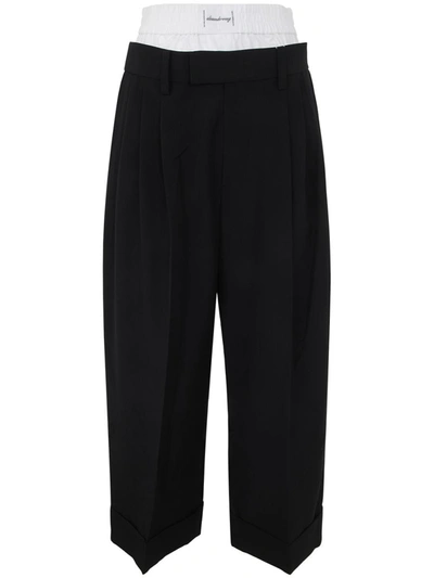 ALEXANDER WANG, Tailored Culotte With Layered Boxer
