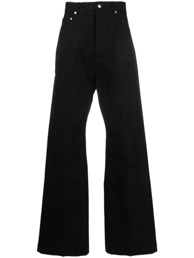 Shop Rick Owens High-waist Flared Trousers In Black