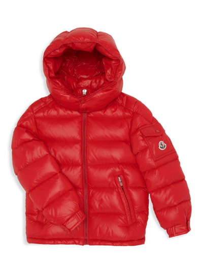Shop Moncler Little Kid's & Kid's  Maya Down Jacket In Red