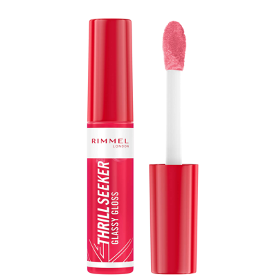 Shop Rimmel London Thrill Seeker Glassy Lip Gloss 10ml (various Shades) - 600 Berry Glace