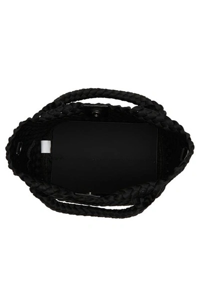 Bcbg Small Neoprene Woven Tote Bag In Black