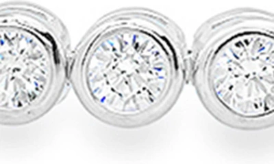 Shop Queen Jewels Cubic Zirconia Tennis Bracelet In Silver