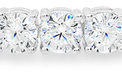 Shop Queen Jewels Round Cut Cubic Zirconia Tennis Bracelet In Silver