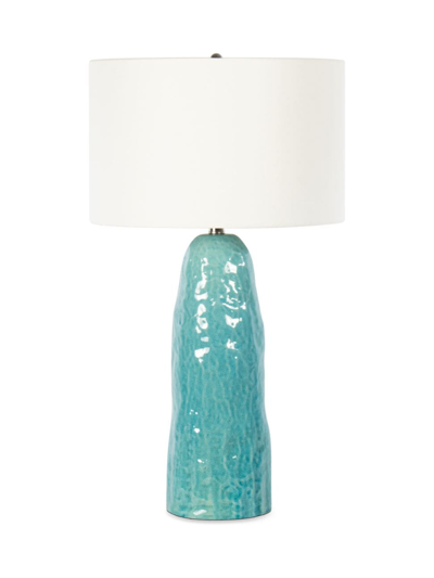 Shop Regina Andrew Coastal Living Getaway Ceramic Table Lamp In Blue