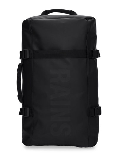 Shop Rains Men's Texel Check-in W3 Bag In Black