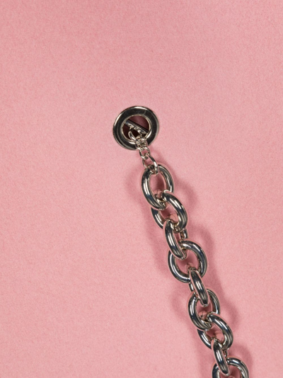 Y/project Pink Chain Scarf In Pink