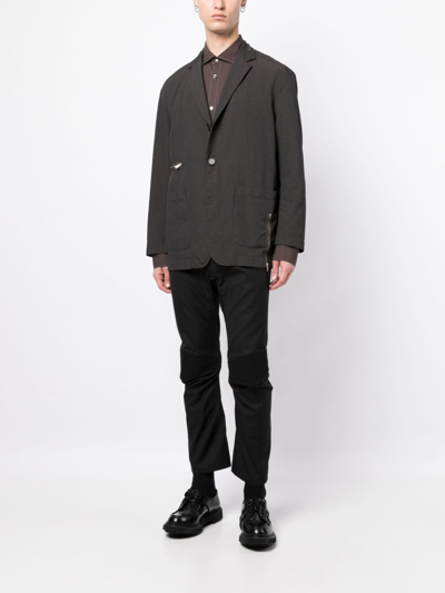 Junya Watanabe Wool Cropped Trousers In Black