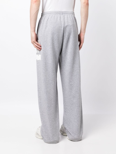 Natasha Zinko Graphic-print Track Trousers In Grey