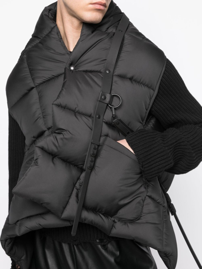 Junya Watanabe Man Cape Black Size M Polyester In Black