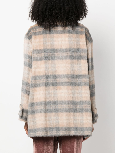 Fabiana Filippi Woman Coat Blush Size 6 Alpaca Wool In Neutrals