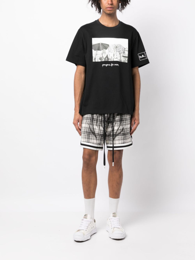 Haculla Prayers For Rain Cotton T-shirt In Black
