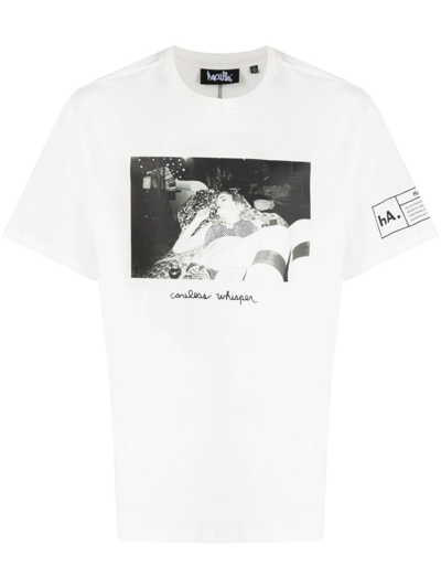 Shop Haculla Careless Whisper Cotton T-shirt In White