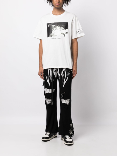 Haculla Careless Whisper Cotton T-shirt In White