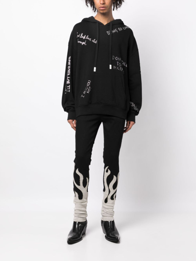 Haculla Up In Flames Skinny Jeans In Black