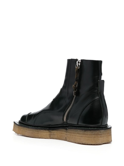 Henrik Vibskov Enzo Driver Ankle Boots In Green
