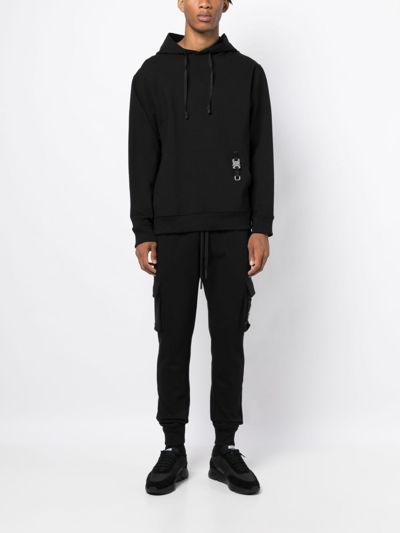 Moose Knuckles Black Hartsfield Tapered-leg Cotton-jersey Jogging Bottoms Xl In Black