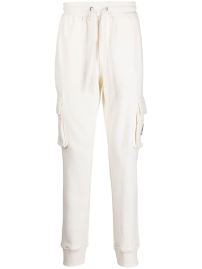 Shop Moose Knuckles Cargo-pockets Cotton Track Pants In White
