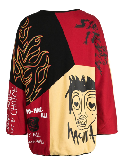 Haculla Sick Of It All Cotton Sweatshirt In Black