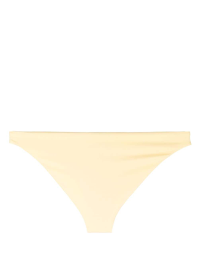 Shop Marysia Triangle Bikini Bottoms In Yellow