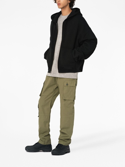 John Elliott Straight-leg Cotton Cargo Pants In Green
