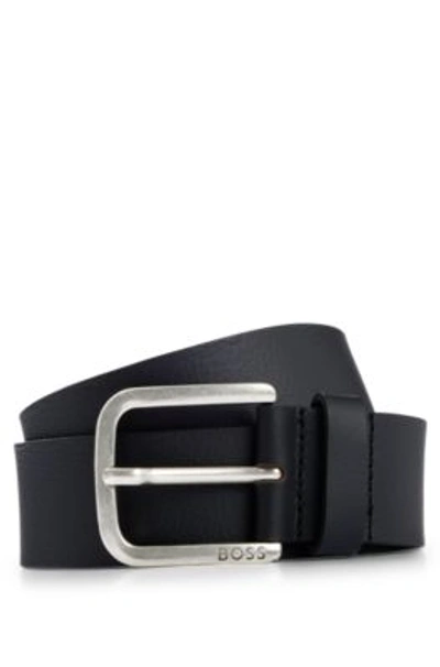 Hugo Boss Boss Janni Leather Belt In Black